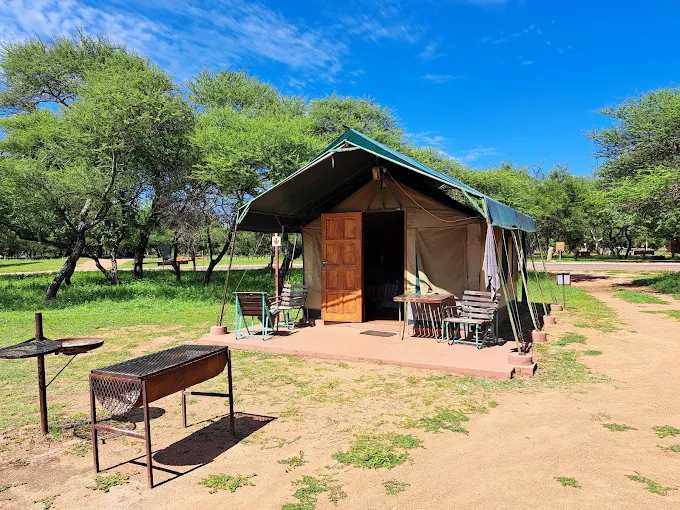 Mid-range Camping inside Pilanesberg, Pilanesberg Game Reserve, South Africa