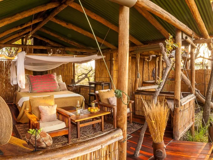 Mid-range Camping inside the Okavango Delta, Okavango Delta, Botswana