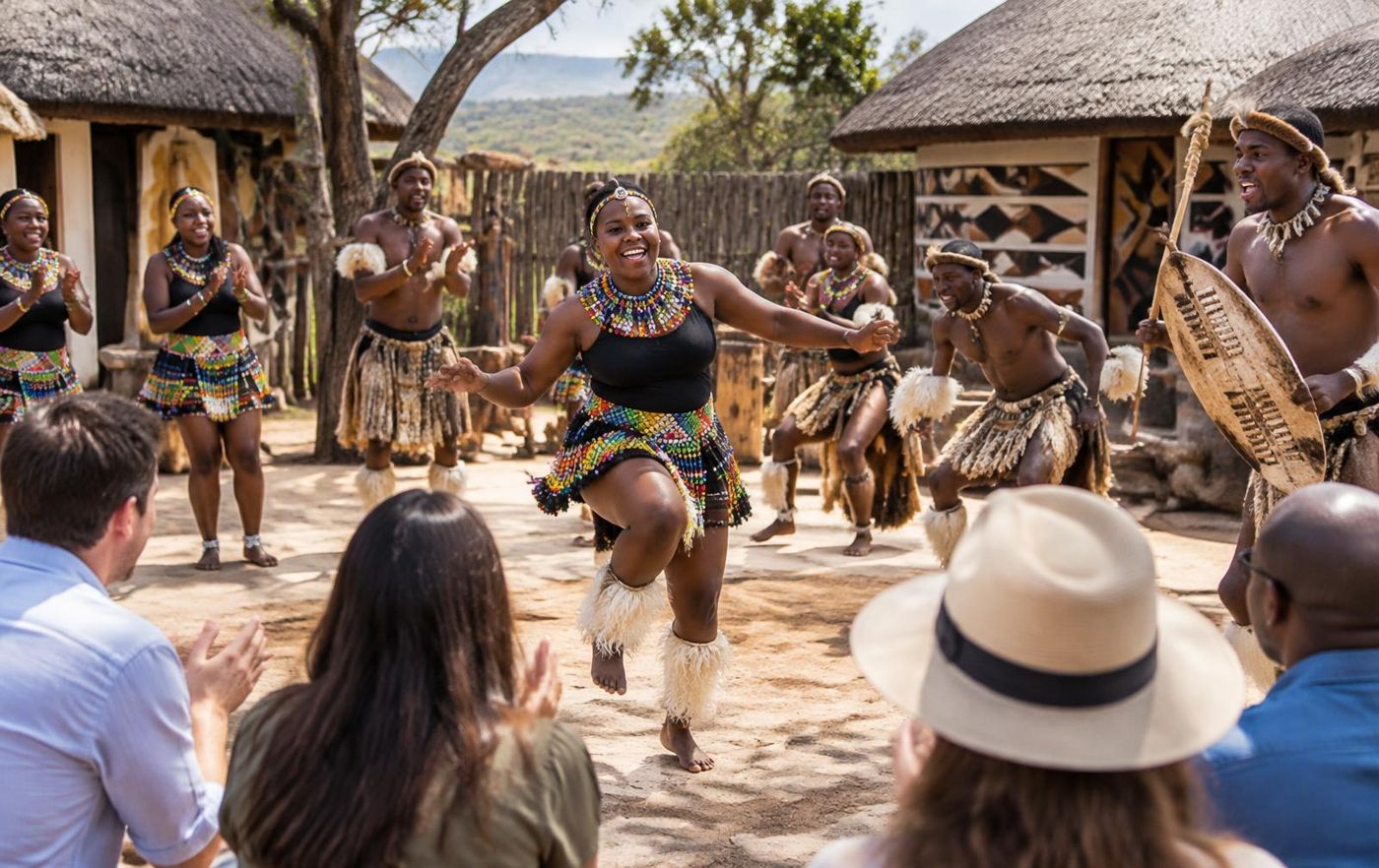 Lesedi Cultural Village & Lion Park Day Tour from Johannesburg