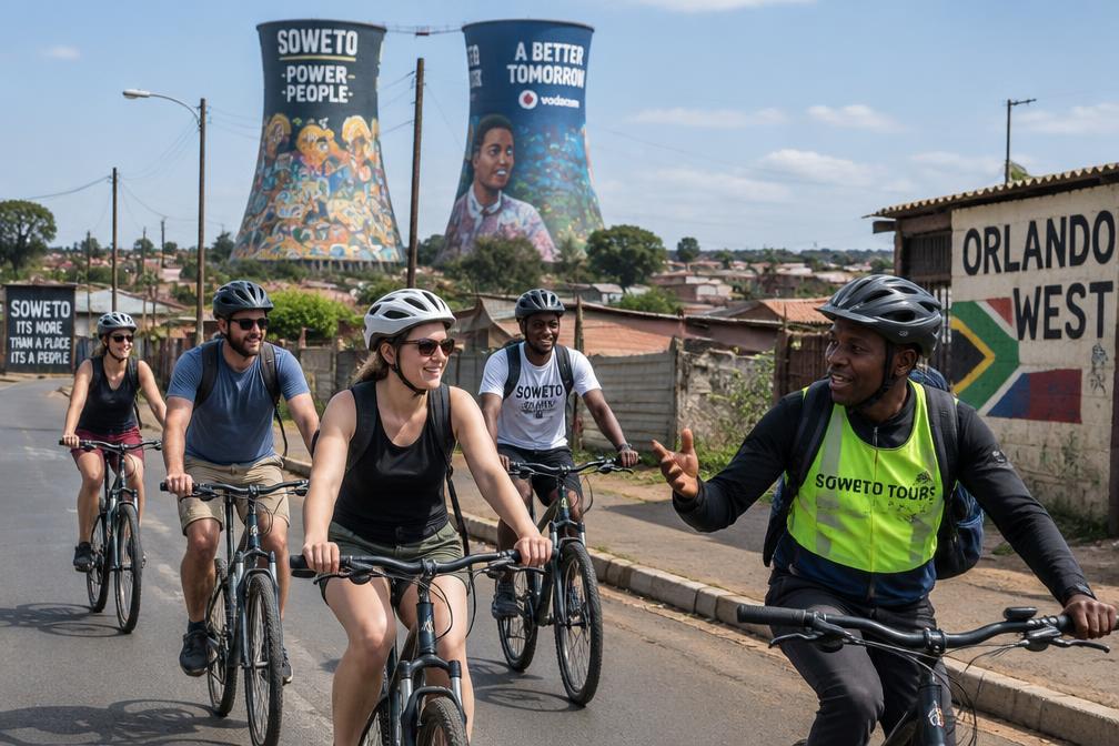 ½-Day Soweto Bicycle tour experience