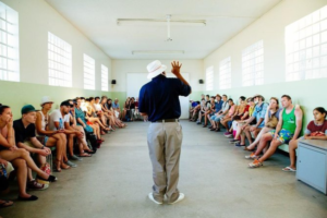 Class at Robben Island