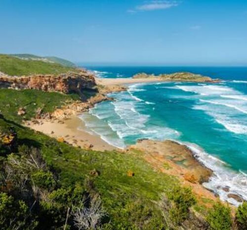 the garden route coast line