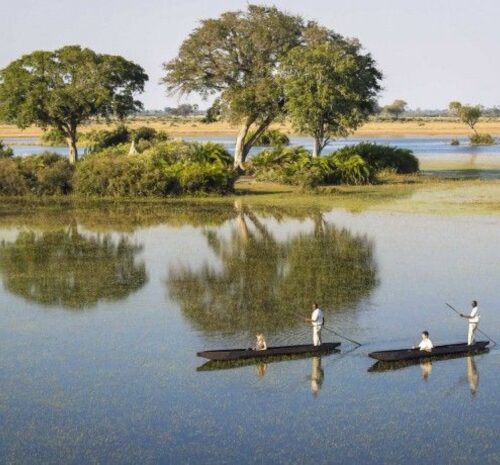 canoe safaris in Botswana