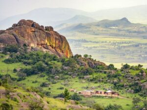 green landscape in South Africa