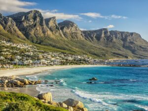 Cape Town quiet beach and ocean view