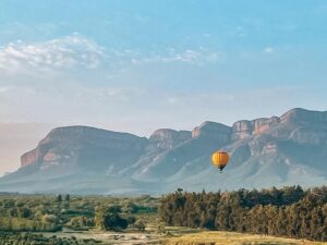 Hot airballoon in Hoedspruit