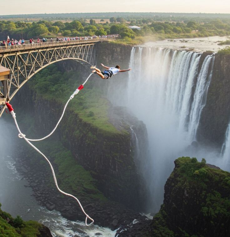 Victoria falls bridge Tandem swing adventure
