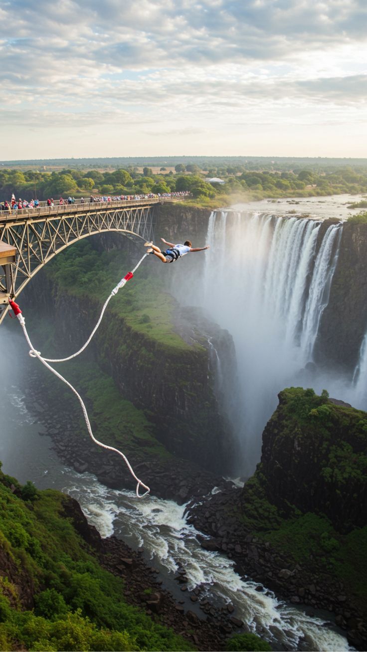 ½ day Victoria falls bridge Tandem swing adventure