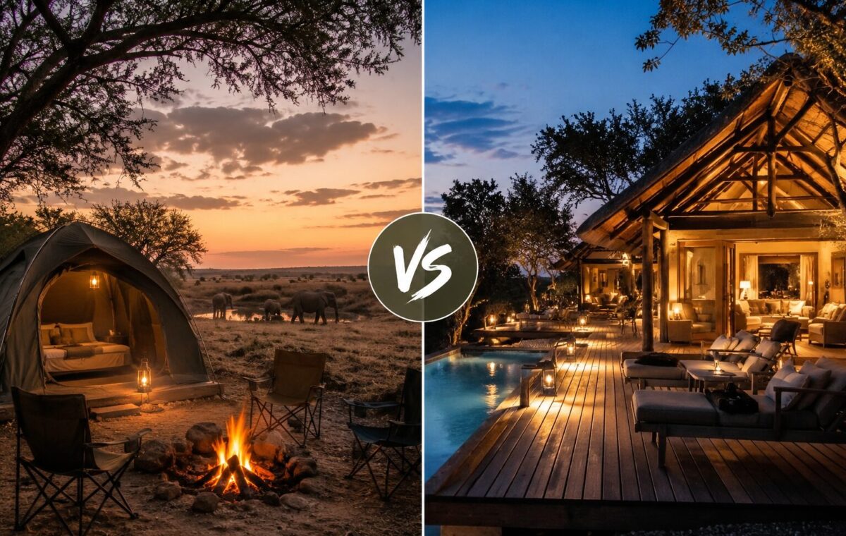 Lodge Safari vs Camping Safari