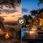Lodge Safari vs Camping Safari