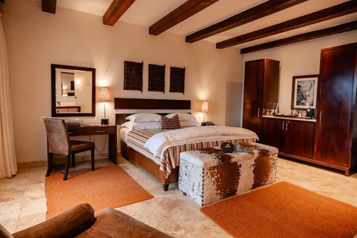 Luxury safari accommodation in a South African private game reserve
