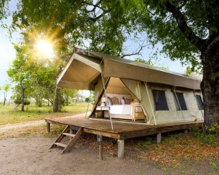 Tent at Unyati Lodge