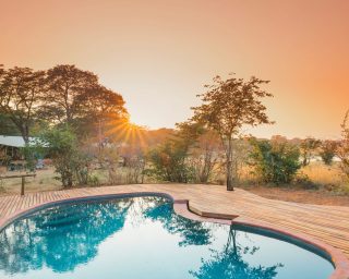 Swimming pool at Verney's Camp